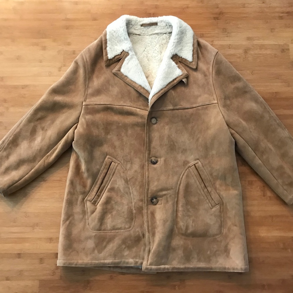 Shearling! Genuine Sheepskin/Sherpa and Leather Coat